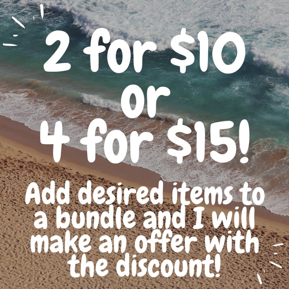 ✨ ALL ITEMS IN MY CLOSET ARE 2/$10 OR 4/$15! ✨